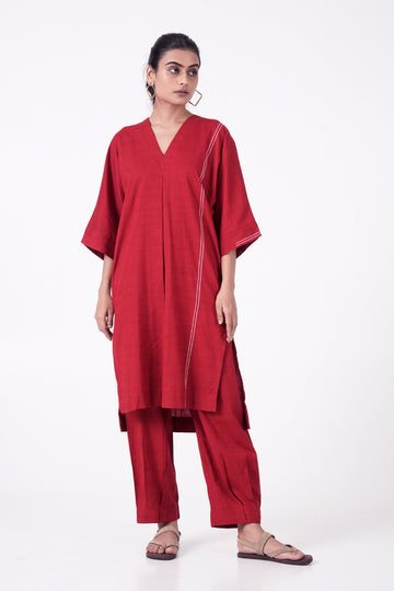 Ease Tunic- Red